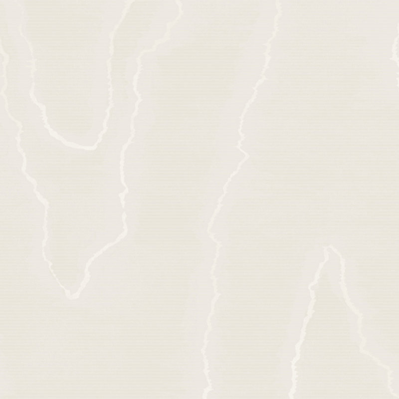 Landscape Plains Watered Silk Abstract Wallpaper Roll, Ivory