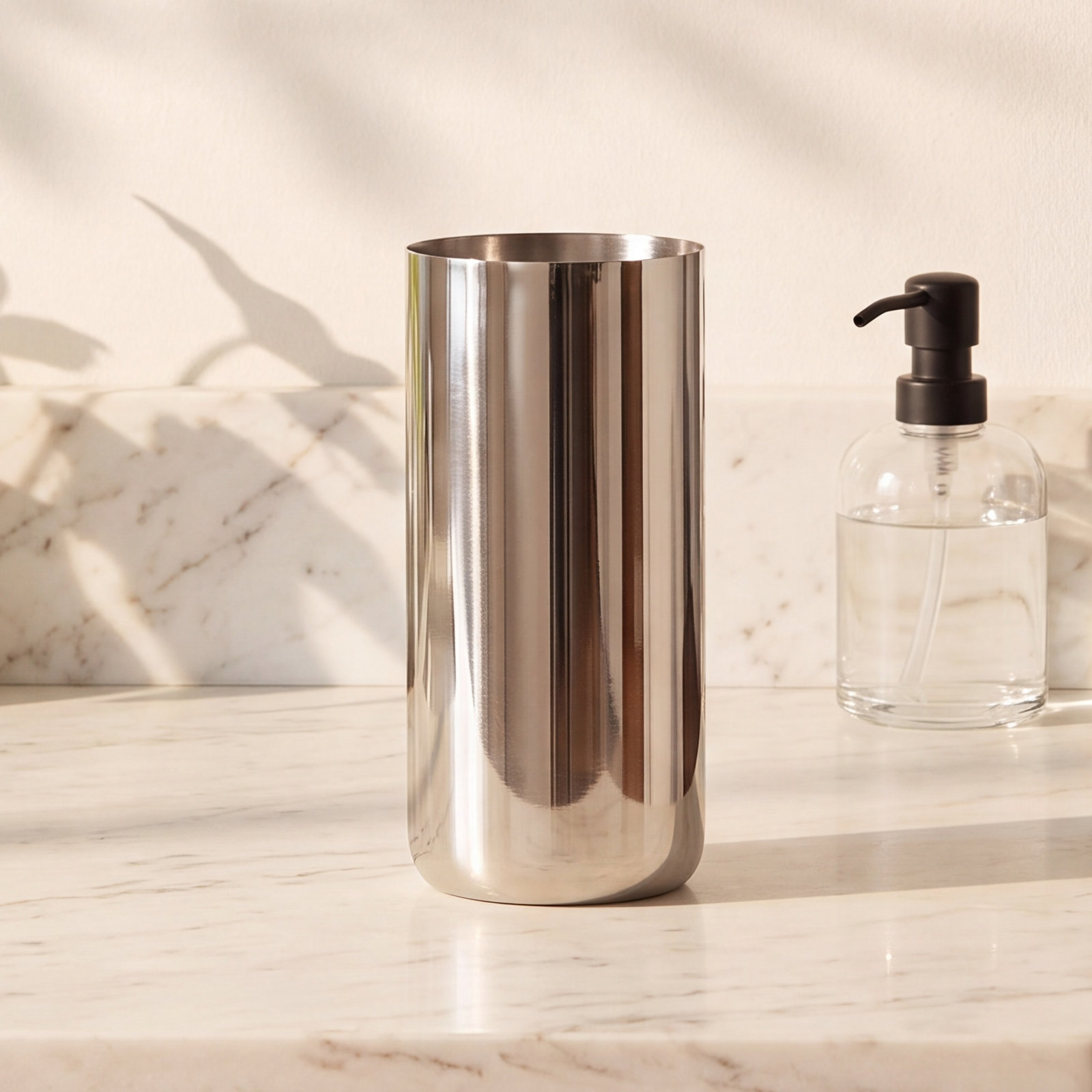 Modo Toothbrush Holder, Polished Stainless Steel