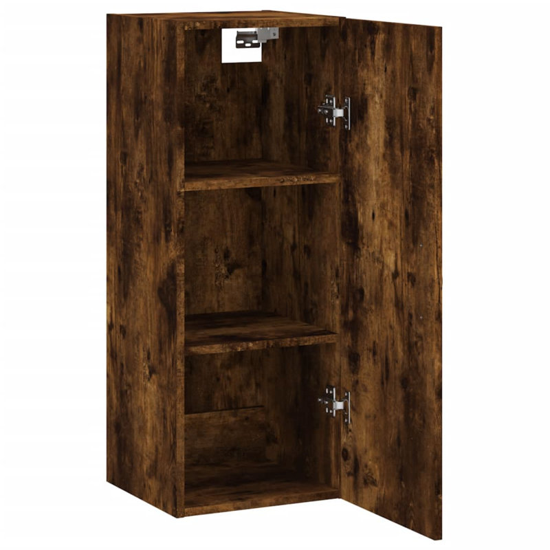 Nahshunn 1 -Door Accent Cabinet, Smoked Oak