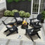 Chaise Adirondack pliante en plastique Arrlo-88382353