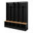 Wide Design Hall Tree With Storage Bench, Minimalist Shoe Cabinet With Cube Storage Shelves, Multifunctional Coat Rack With 8 Hooks-1335897856