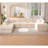 Boneless 8 - Piece Compression Upholstered Sectional-603371968