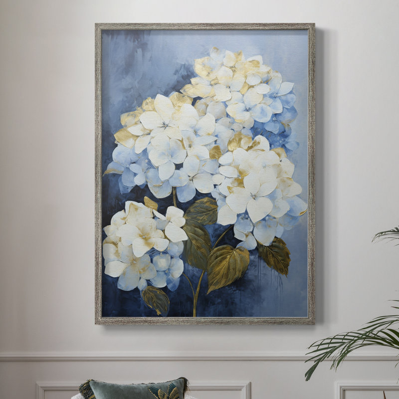 Impression encadrée FLORAL Series Cxx - Bois massif, H 11 po x l 9 po