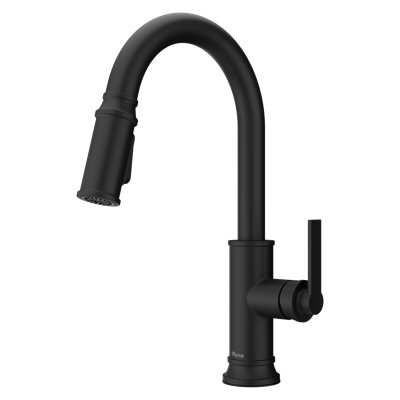 Colfax Pulldown Kitchen Faucet in Matte Black
