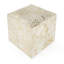 Victorian Hair on Hide with Spots Cube Ottoman-482262976