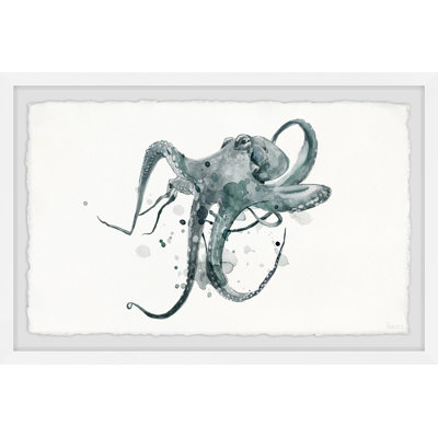 Wondering Octopus by Parvez Taj - Single Picture Frame Print