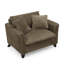 Fauteuil ergonomique avec coussin moelleux et accoudoirs