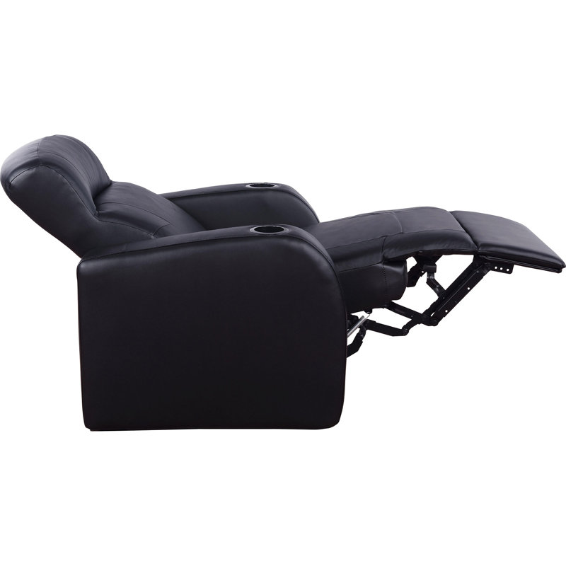 Divertissements pour la maison: 4 et console, cuir fleur noir, inclinaison manuelle, mur, porte-gobelets, rangement pour la lecture - console inclinable, temps pour les médias