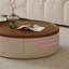 Ensemble de tables basses rondes Beige