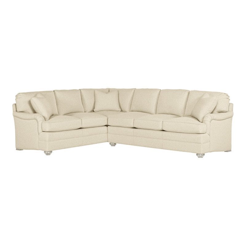 American Bungalow 2-Piece East Lake L- Sectional, Kimoni Natural, Wrenn