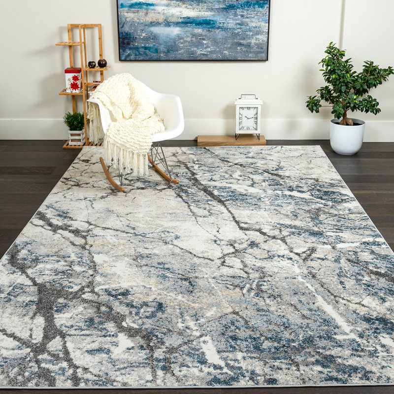 Tapis rectangulaire de 6 pi 7 po x 9 pi 6 po Kerkhoven