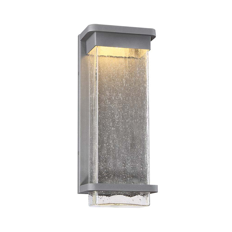 Vitrine LED Outdoor Flush Mount, Bronze, 16" H x 6.5" W x 4" D