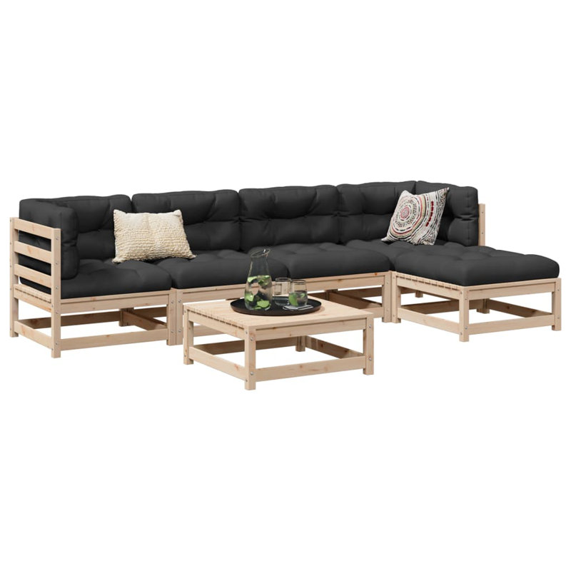 Garden Sofa, Natural pine