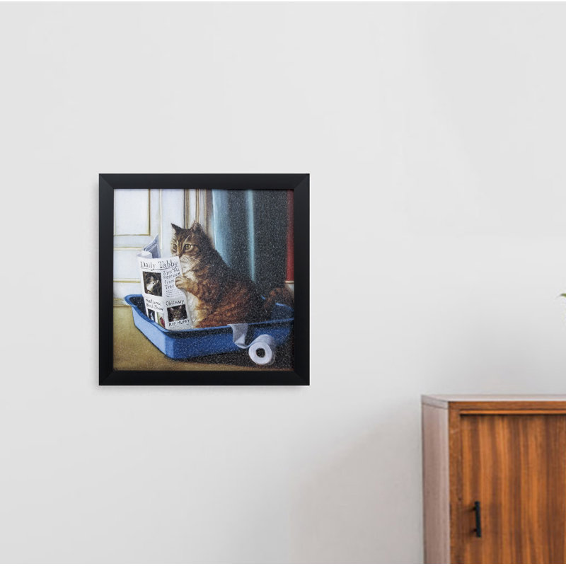 Kitty Throne - Single Picture Frame Print