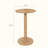 Modern Accent Table Martini Table with Solid Wood Leg Round End Tables Side Table-1359406780