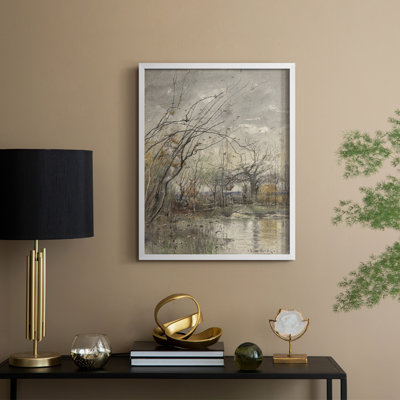 Vintage Landscape CXIX Framed Print - Solid Wood