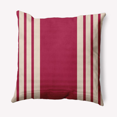 Striped Reversible Throw Pillow