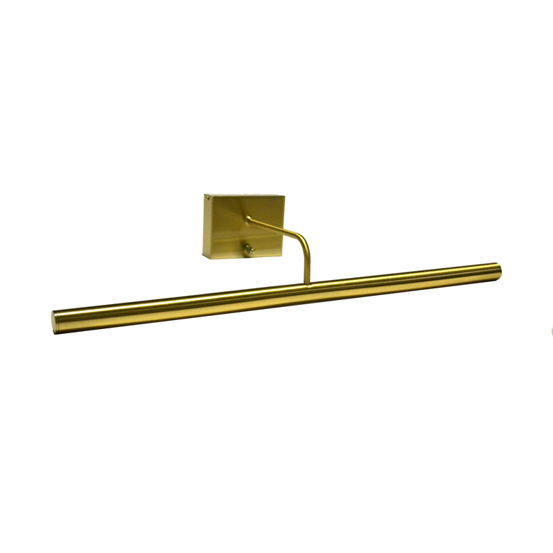 LED Wall Mounted Picture Light, Satin Brass