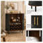 Armoire à vin cannelée avec portes coulissantes Century-129455587