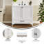 Meuble-lavabo de salle de bain avec lavabo encastré, armoire et tiroir-914267743-921045759