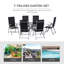 6 - Person Patio Dining Set with Rectangular Table