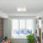 Flaire Fabric Semi Flush Mount-407736341-420096979