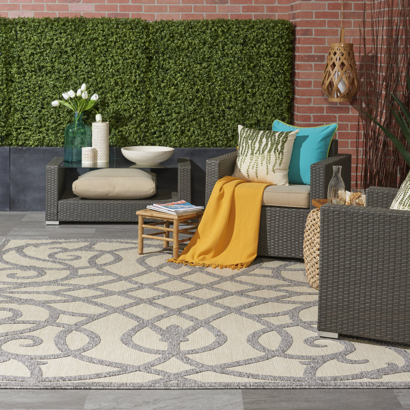 Cozumel Floral Area Rug, Rectangle 160 x 221cm