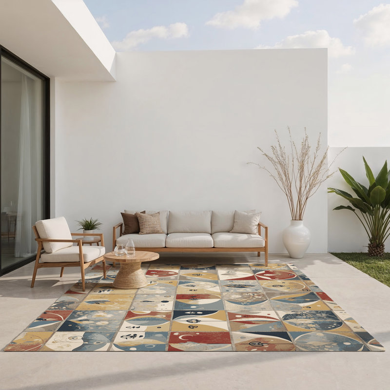 Tapis intérieur et extérieur Cheeky Stomp, Rectangle 1 pi 6 po x 2 pi 6 po