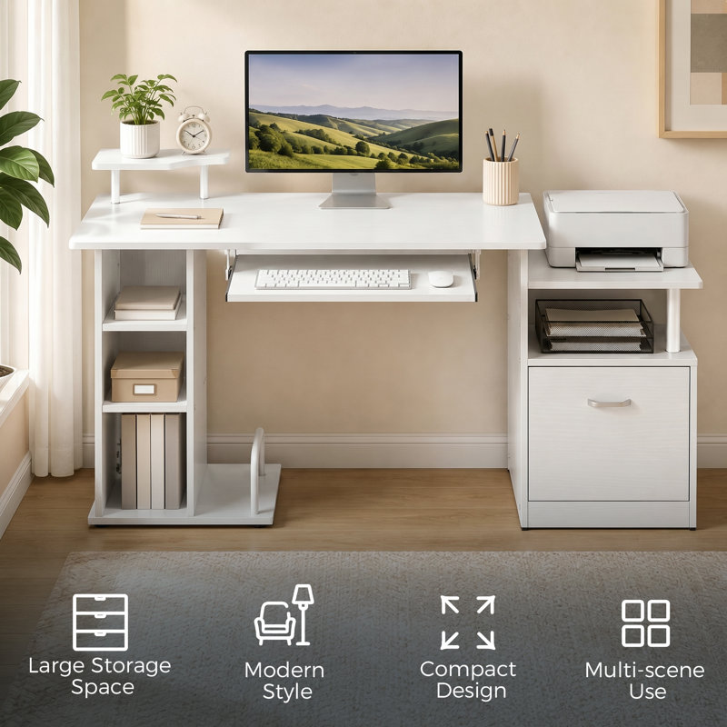 Steel Computer Desk