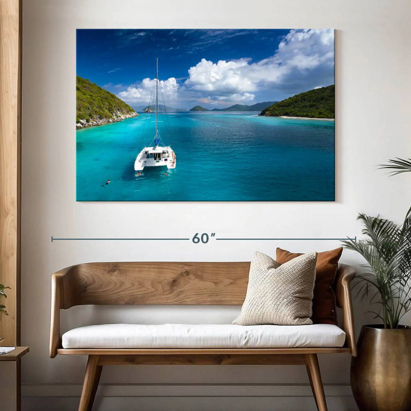 Mehar Lovango Cay Catamaran, 34" H x 51" W