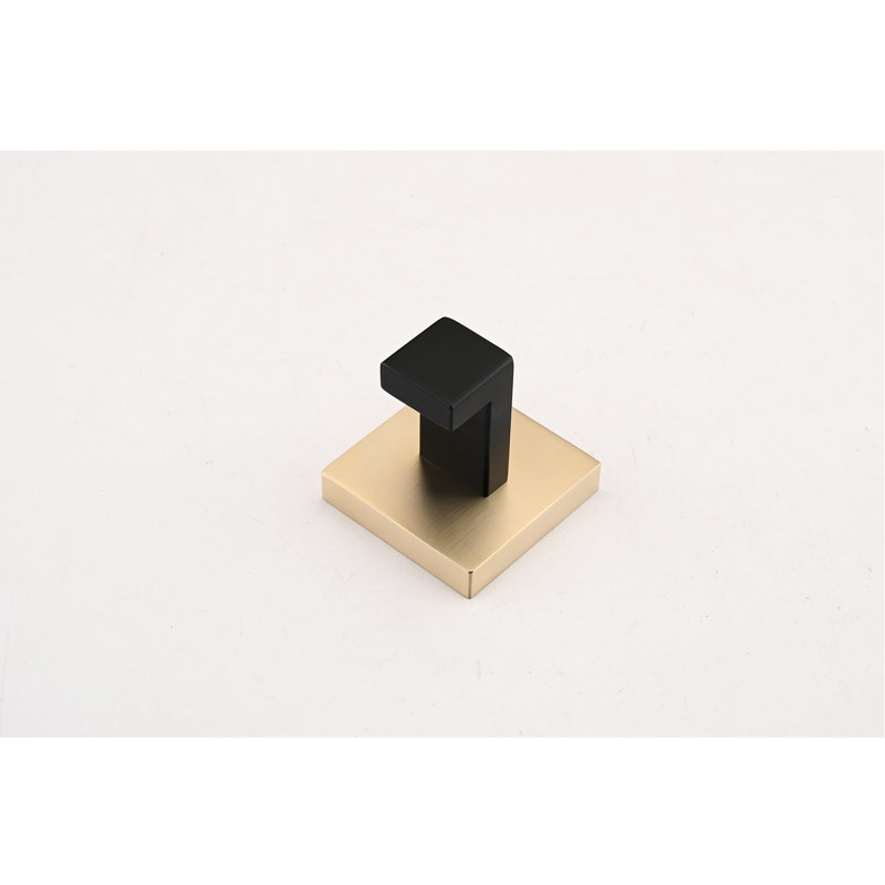 Bathroom 4 Hardware - Modern Touch With Hidden Fixings. Stainless Steel, Resists Corrosion & Rust. Scratch- Durability. Practicality. Gold + Matte Black Elegance. Effortless Installation Directions