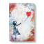 The Girl with a Red Balloon in Abstract by Banksy - Wrapped Canvas-55302183