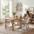 Modern Dining Chairs Faux Leather Upholstered Kitchen Chairs Side Chair With Metal Legs-51228639