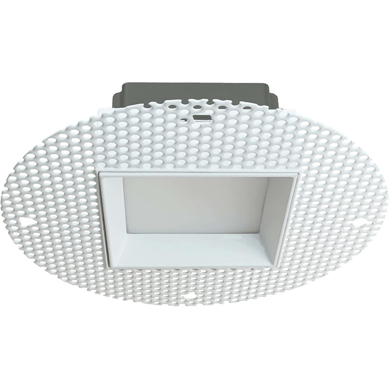 Perlglow 4 "sans cadre carré blanc 15W 1300 lumens 5CCT mince