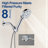 Filtered Shower Head With 8 Spray Modes, High Pressure Handheld Showerhead Filter For Hard Water Filtering Showerhead With Hose(n8hs702cp)