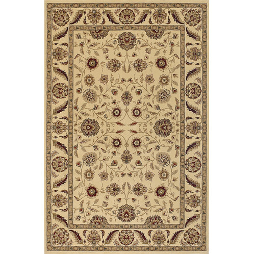 Tapis d'intérieur brun clair en polypropylène Campagne, Rectangle 5 pi 3 po x 7 pi 4 po