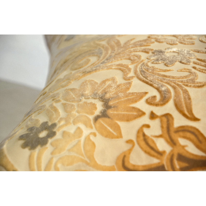 Prospect Park Square Velvet Pillow Cover & Insert, 18" x 18", Paprika