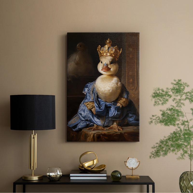 ANIMALS Series CCVII - Toile tendue avec châssis Premium - Prêt à être accroché, H 18 po x l 12 po