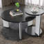Ensemble de 2 tables basses gigognes 32,68 pouces avec table de bout (table basse incluse seulement)-1027402446