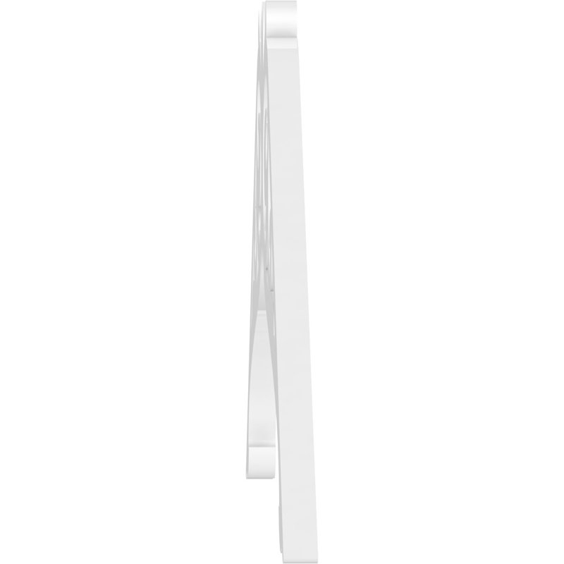 Carrillo Architectural Grade PVC Gable, 21" H x 72" W x 1" D, 7/12