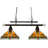 2 - Light Mahogany Bronze Kitchen Island Pendant