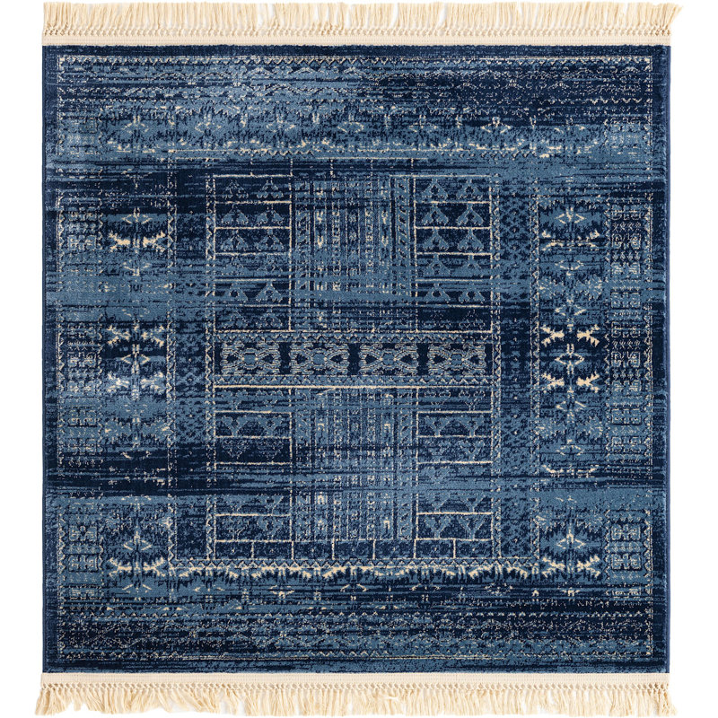 Angeliya Oriental Indoor Rug, Square 4'