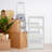 Gracious Living 4 Shelf Fixed Height Solid Light Duty Home Storage Unit