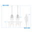 Luminaire suspendu en forme de dôme à 1 lumière Benda-1369150173-1369150168