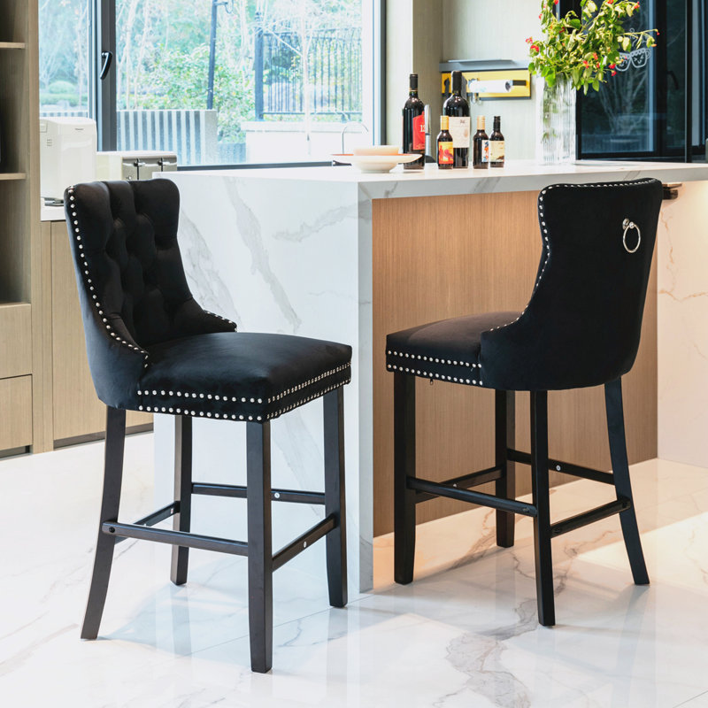 Tabouret Hydle, Noir