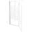 VidaXL Bathtub Shower Door Folding Bathtub Door Tub Enclosure Tempered Glass-82897189