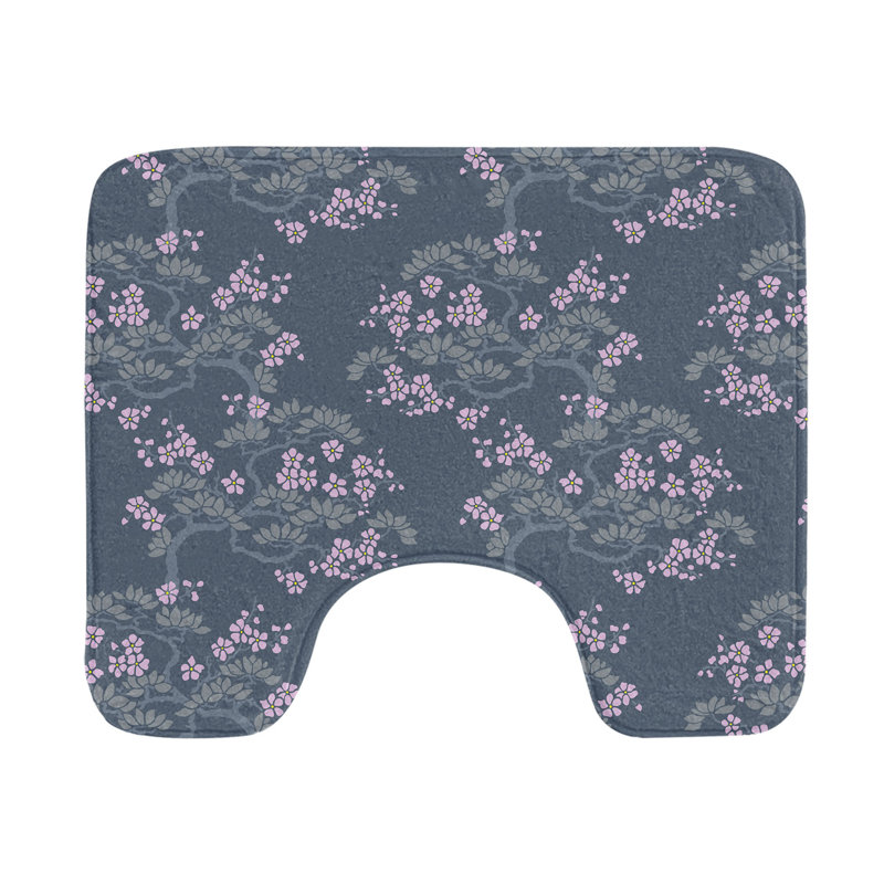  Tapis de salle de bain en forme de U Leaf