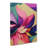 Darrie Floral Block Colour - Wrapped Canvas Print-926998119