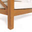 Banc BRAVA à dossier en X à gauche, beige-1083331603