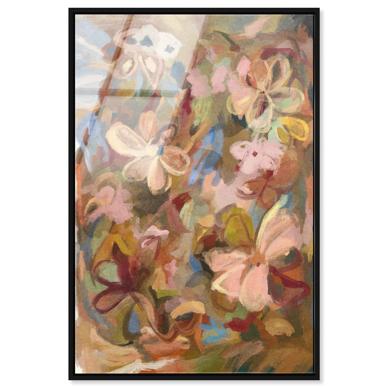 Moving Eden II Print by Oliver Gal, 31"H x 21"W, Black Floater Frame
